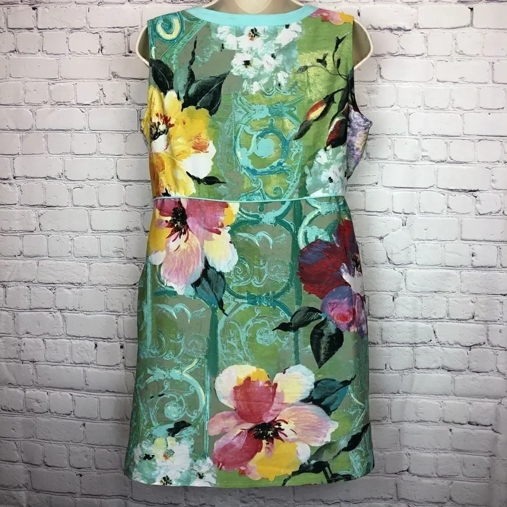 Alberto Makali Floral Dress Size Medium